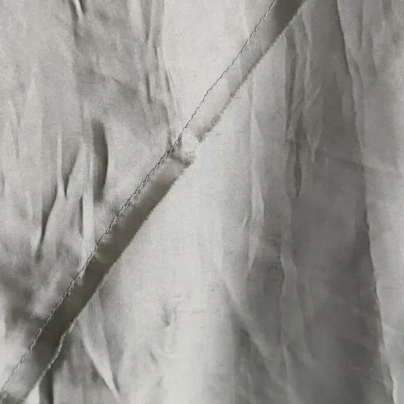 Zara silky rough edge diagonal top - Picture 5 of 8